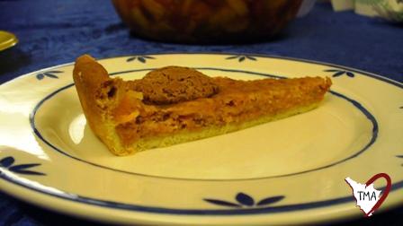 Crostata di zucca gialla e amaretti