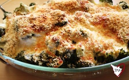 Broccoli gratinati allo yogurt