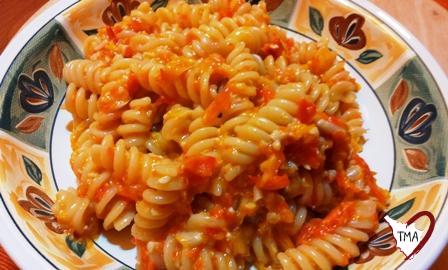Pasta al Pesto di Peperoni alla mia maniera