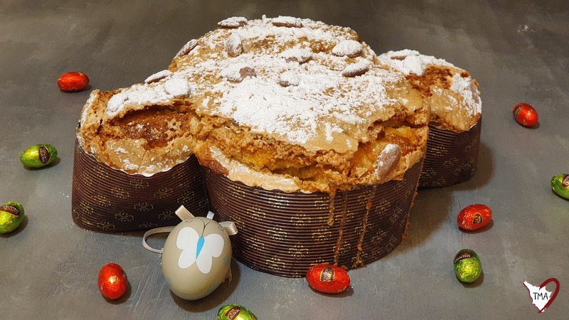 Colomba tradizionale pasquale a lunga lievitazione