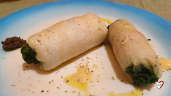 Rotolini di pesce agli spinaci